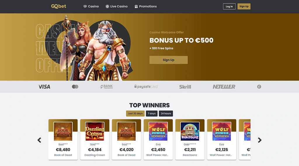 Gqbet Casino Spellen